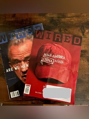 (2) Wired Magazine Editions March/April 2026 and Sep/Oct 2025